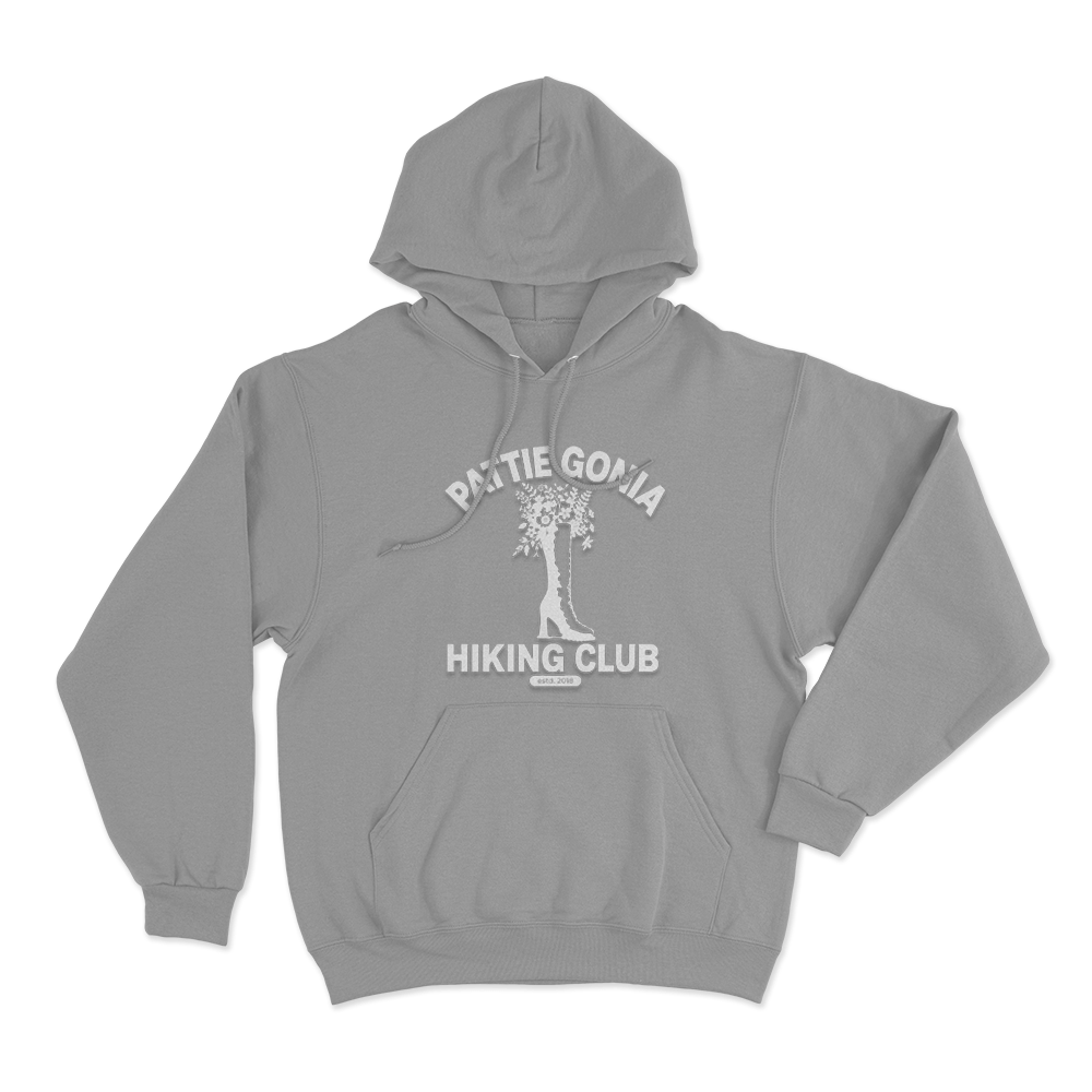 Hiking Club Logo Unisex Hoodie Grey Hiking Club Logo Unisex Hoodie Grey