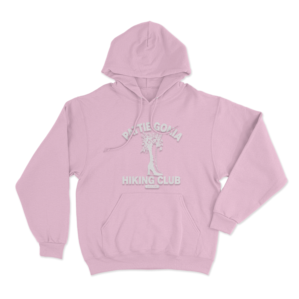 Hiking Club Logo Unisex Hoodie Pink Hiking Club Logo Unisex Hoodie Pink