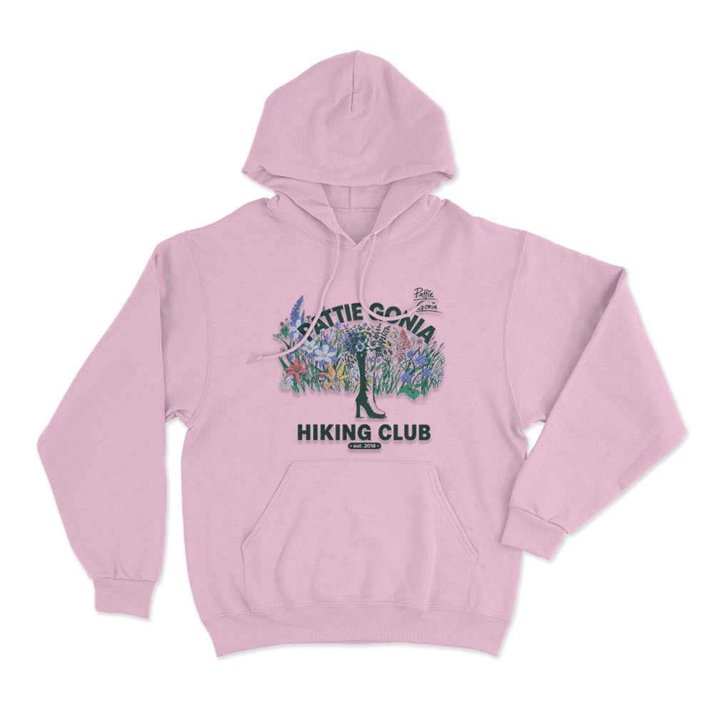 Pattie Gonia Floral Hiking Club Unisex Hoodie Pink Pattie Gonia Floral Hiking Club Unisex Hoodie Pink