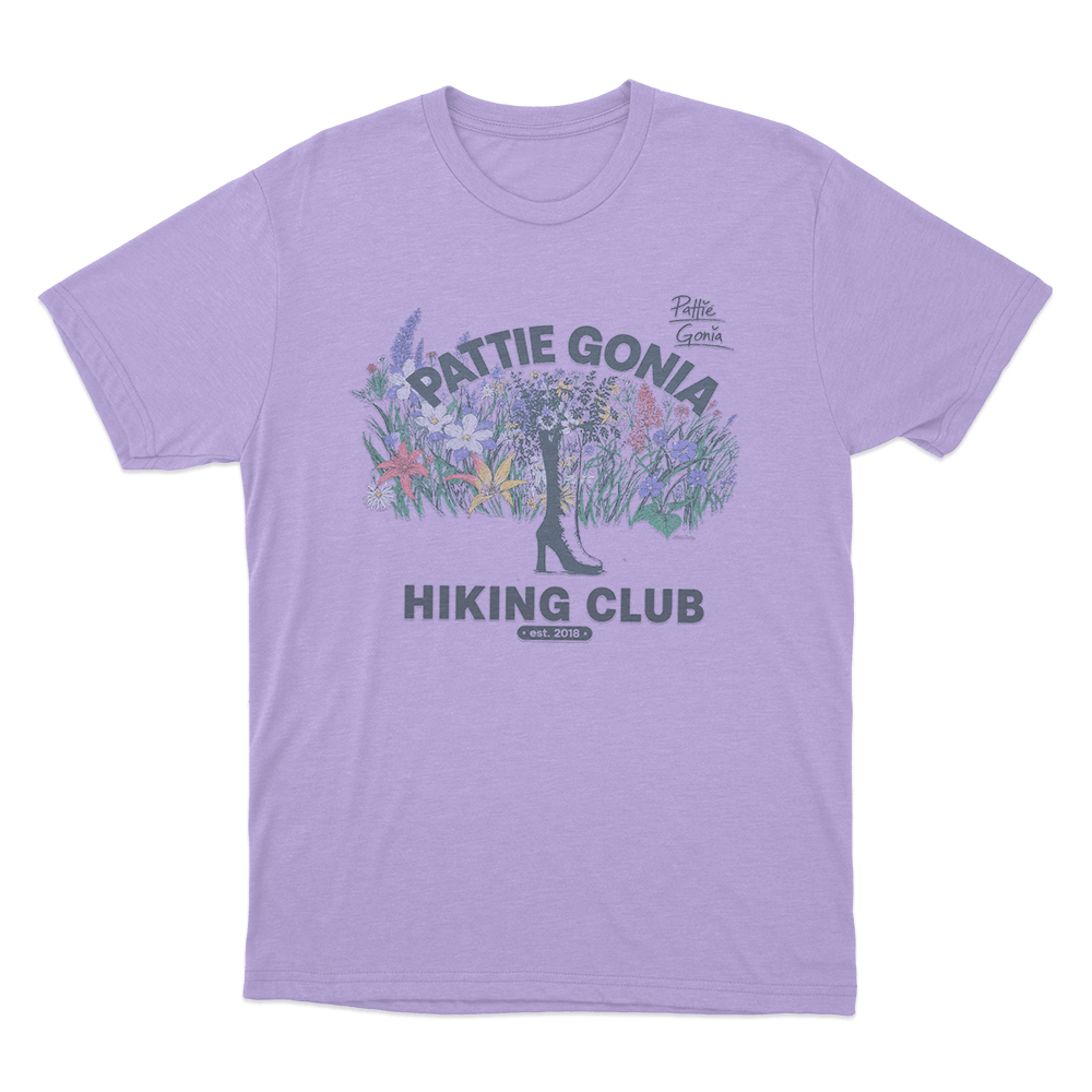 Pattie Gonia Floral Hiking Club Unisex T Shirt Purple Pattie Gonia Floral Hiking Club Unisex T Shirt Purple