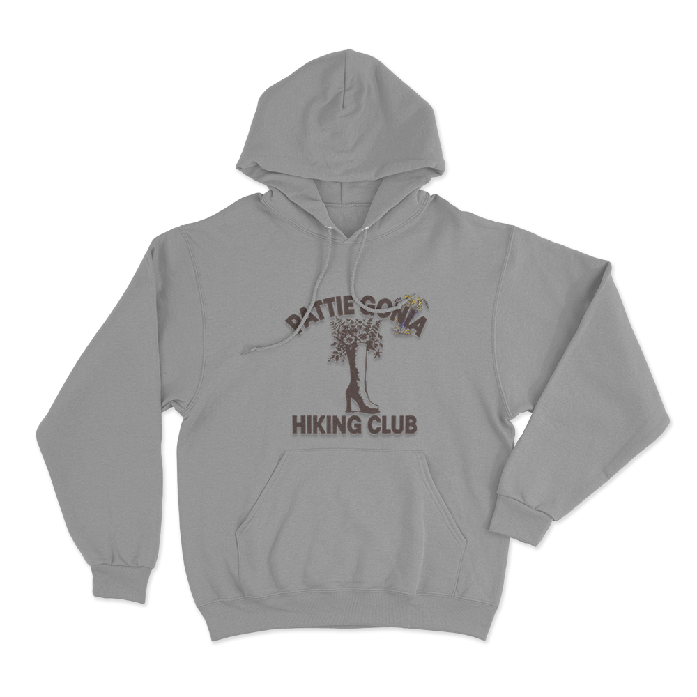 Pattie Gonia Hiking Club Unisex Hoodie Grey Pattie Gonia Hiking Club Unisex Hoodie Grey