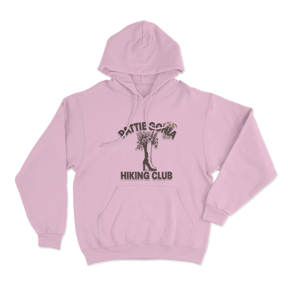 Pattie Gonia Hiking Club Unisex Hoodie Pink Pattie Gonia Hiking Club Unisex Hoodie Pink