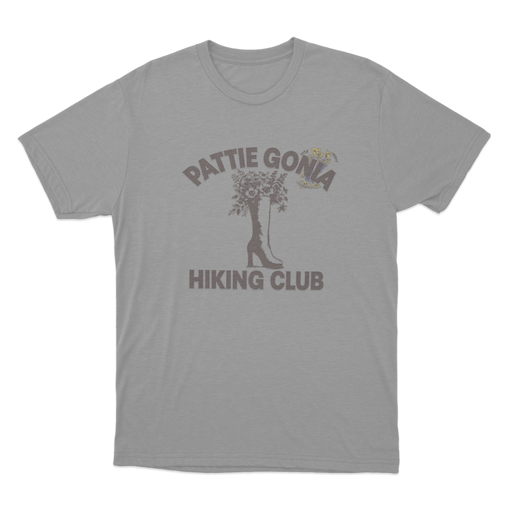 Pattie Gonia Hiking Club Unisex T Shirt Grey Pattie Gonia Hiking Club Unisex T Shirt Grey