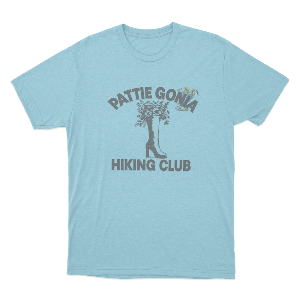 Pattie Gonia Hiking Club Unisex T Shirt Sky Blue Pattie Gonia Hiking Club Unisex T Shirt Sky Blue