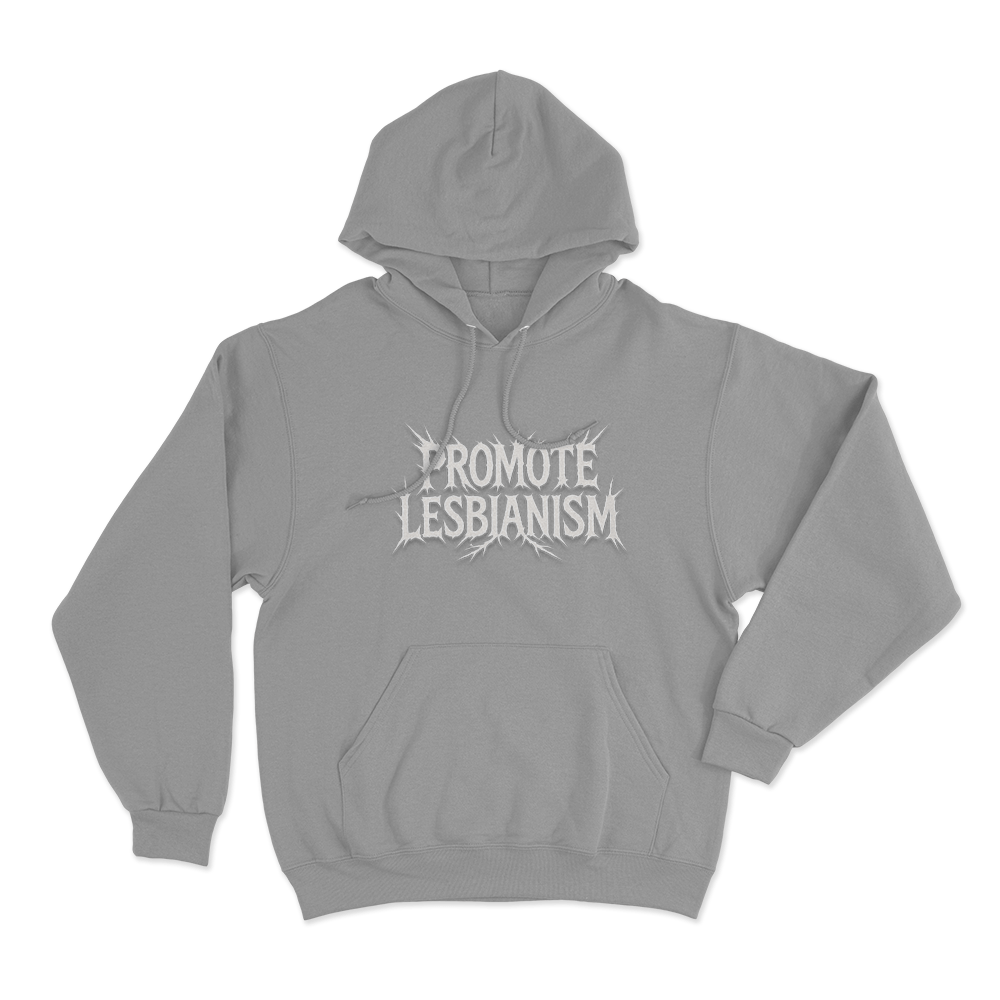 Promote Lesbianism Unisex Hoodie Grey Promote Lesbianism Unisex Hoodie Grey